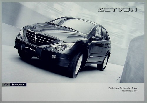 254898 ssangyong actyon - actyon,