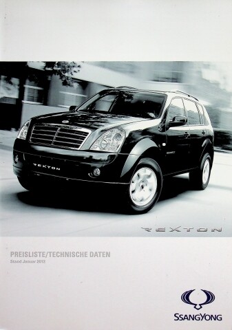 292600 ssangyong rexton - ssangyong,
