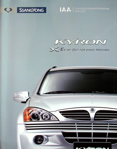 262052 ssangyong kyron - ssangyong,