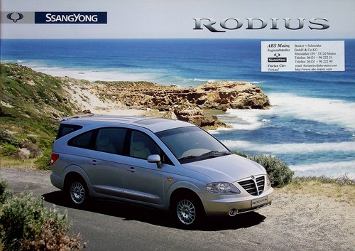 262042 ssangyong rodius - ssangyong,