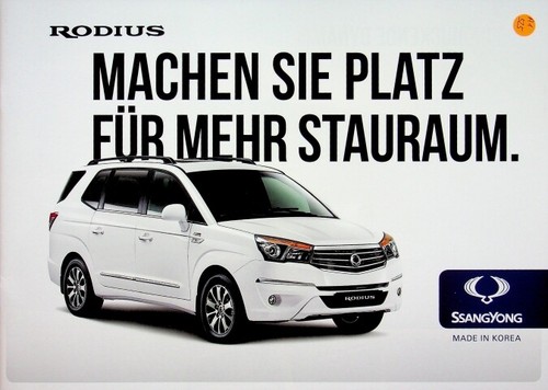 292296 ssangyong rodius - 292296),